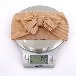 Yeni avrupa ve amerikan çocuk Headbands bebek çizgili çift katmanlı yay bebek Headbands yumuşak bebek saç aksesuarları - Product Image 6
