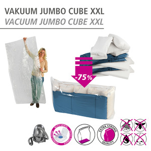 WENKO Vakuum Aufbewahrungssystem Jumbo Cube XXL 180x90x50cm - Product Image 3