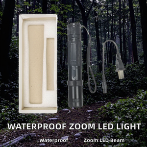 ไฟฉาย LED แบบซูมได้ กันน้ำ สำหรับใช้งานกลางแจ้ง ตัวเรือน PVC แสงสีขาว รุ่น MC-12 เหมาะสำหรับงานปาร์ตี้ครอบครัว และใช้เพื่อการส่งเสริมการขาย - Product Image 2