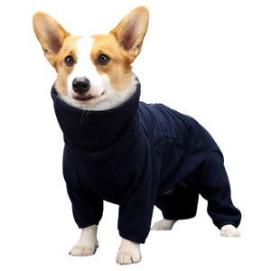 بيع بالجملة كوبيلو CBL60 ملابس مريحة صلبة بسيطة للحيوانات الأليفة سترات صوفية شتوية دافئة قطبية جرو صغير كلب كبير لطيف حديث - Product Image 4