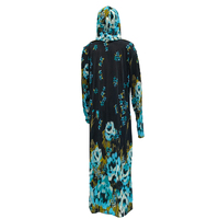 Abaya – robe musulmane pour enfants, imprimé de motifs turcs, égyptien, dubaï, Hijab, Kaftan, vêtements de prière