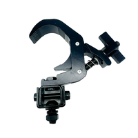 Pince de fixation en alliage d'aluminium pliable pour éclairage de scène DJ et disco, crochet pour tube pliable 38-60mm à installation rapide