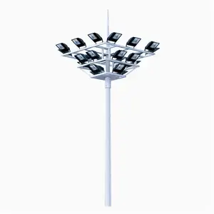 Manufacturer Good Price 10M 15M 25M 35M 45M LED Light Pole High Mast Pole