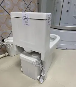 HMAC-450B Pompa Macerator WC Pengangkat Sanitasi Ringkas untuk Mesin Pencuci Mandi Wastafel Toilet