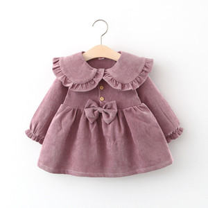 Nouvelle robe décontractée pour bébé fille de 1 an, design mignon pour l'automne, à prix avantageux - Product Image 2