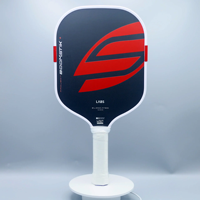 Raquette de pickleball Boomstik Selaelongated en fibre de carbone brute T700 avec bord en mousse EVA de 16 mm, approuvée USAPA, vente en gros personnalisée