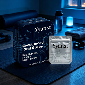 Film oral à dissolution rapide pour l'équilibre de l'humeur et le sommeil nocturne, 30 unités, favorisant la relaxation nocturne, produit phare OEM - Product Image 4