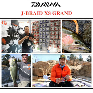 Línea de Pesca Trenzada Original X8 <span class=keywords><strong>DAIWA</strong></span> J-BRAID GRAND de 8 Hilos, <span class=keywords><strong>Monofilamento</strong></span> PE Japonés, Tijeras para Trenzar Gratis, Señuelos para Pesca de Carpa, 300m - Product Image 6