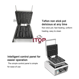 Machine à gaufres en forme de pénis professionnelle pour boulanger, best-seller, automatique, commerciale, électrique - Product Image 5