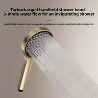 Ensemble de douche mural de luxe en alliage d'aluminium avec affichage numérique LED intelligent, mitigeur eau chaude et froide, pour salle de bain