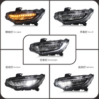 Conjunto de Faros Delanteros LED con Certificación DOT a Prueba de Agua para Honda Civic 2016-2020