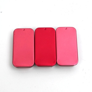 Rectangular Slide <b>Metal</b> Tin <b>Box</b> Matte UV Coated Custom Logo Storage Case for Candy & Cosmetic Food Grade Packaging - Product Image 2