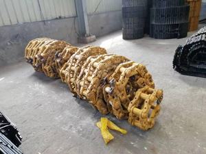 Pc200 triple grouser palude bulldozer pista pad crawler gru punte di gomma assy escavatore pista scarpa - Product Image 5