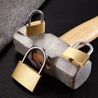 Cadenas en laiton de type mince de haute sécurité antirouille solide de 20 à 60mm
