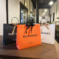 Mode carte blanche femmes sac à provisions 10 pièces stockage de Logo personnalisé gratuit sacs en papier à provisions