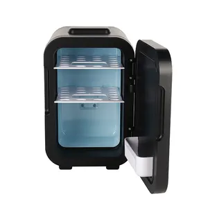 Customizable Glass Mirror Mini Refrigerator Cooler Warmer Makeup Mini Fridge For Home Car