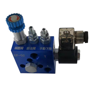 บล็อกวาล์วไฮดรอลิก Ef02 พร้อมระบบควบคุมแรงดันและควบคุมการไหลสำหรับแท่นยก - Product Image 4