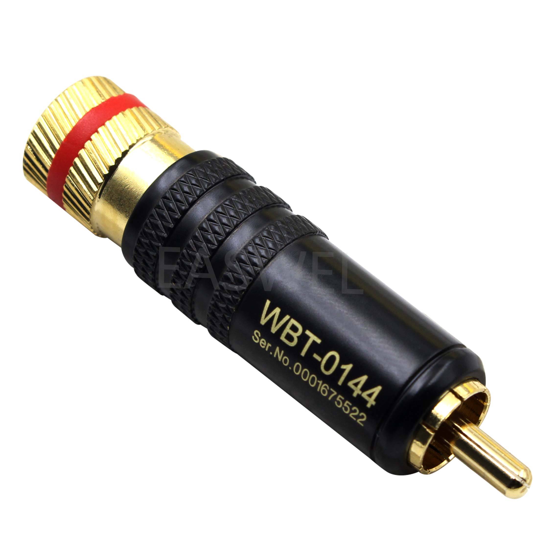 RCA | - Gold WBT-0144金メッキRCAプラグRCAプラグインタイプ BSTKING