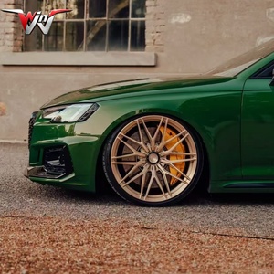 Cerchi in Lega di Alluminio Forgiato Monoblocco Oro 17-23 Pollici 5*110 5*120 5*114.3 5*130 9J 10J per Audi A4 A6 A8 BMW Zeekr M5 - Product Image 1