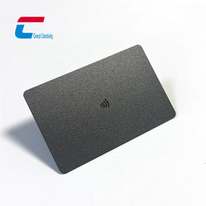 Carte <span class=keywords><strong>de</strong></span> visite programmable avec impression <span class=keywords><strong>de</strong></span> logo UV, PVC noir mat, carte NFC personnalisée - Product Image 2