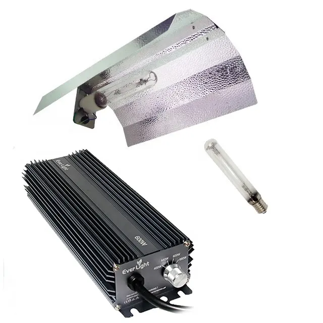 Hot Sell 600W 240V Digital Ballast,Wing Reflector,Super Lumen HPS 600W Ballast Grow Light Kit