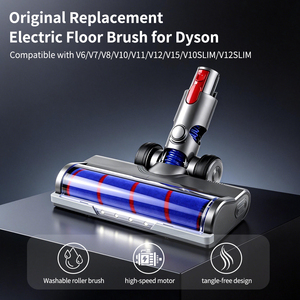 Compatible avec les accessoires d'aspirateur Dy Son V7 V8 <span class=keywords><strong>V10</strong></span> V11, tête d'aspiration, brosse à rouleaux, brosse électrique pour sols en velours doux - Product Image 2