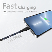 Cable de Datos USB a Tipo C de Silicona con Carcasa de Aluminio, Carga Súper Rápida de 1m, 5V, Negro, Personalizado, en Oferta, para Cámara