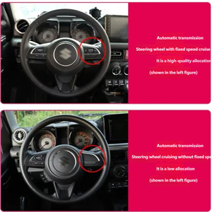 Silikon Klima Düğmesi Kapağı / AC Düğme Çerçevesi 2 Adet Suzuki Jimny 2019-2026 JB64 JB74 5 Kapılı, Kaymaz Tabanlı Kavrama, JMN162 - Product Image 2