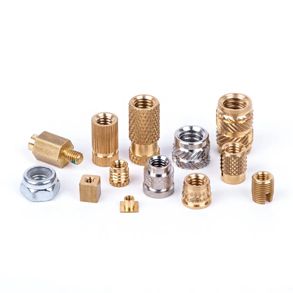 Nhúng Nut M2 M3 M5 M6 Brass khuôn trong Threaded chèn Đồng Nuts cho nhựa