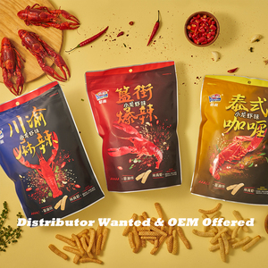 Không chiên Tôm Cracker 80g cay Crawfish hương vị Snack thực phẩm bao bì giải trí đồ ăn nhẹ - Product Image 3