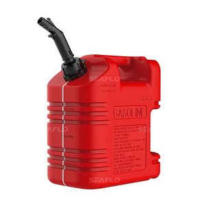 SEA FLO OEM 폴리에틸렌 오토바이 연료 탱크 5L/10L/20L/5갤런 가스통 무광 표면 10MPa 압력 등급 1년 보증 - Product Image 1