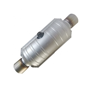 Kualitas tinggi 2 "2.5" 3 "Inci keramik bulat metalik tiga arah katalis EURO4 OBD Universal konverter katalis - Product Image 2