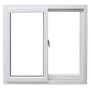 Nuoxin đôi cửa sổ trượt kính PVC cửa sổ uPVC Vinyl cửa sổ trượt với lưới nướng muỗi - Product Image 4