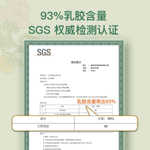 THRoyal Natural Latex Folding <b>Mattress</b> 200X220cm 93% Latex Content SGS Certified - Product Image 1