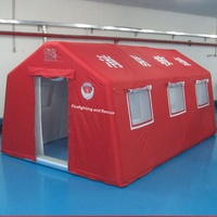 Tente de toit gonflable double couche 40m quatre saisons, personnalisée par le fabricant, pour commandement d'urgence incendie et exercices forestiers