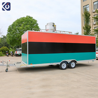 CAMPTRL Camion de restauration mobile, Remorque de vente ambulante, Restaurant mobile, Remorque alimentaire pour événements, Chariot alimentaire personnalisé à vendre aux États-Unis