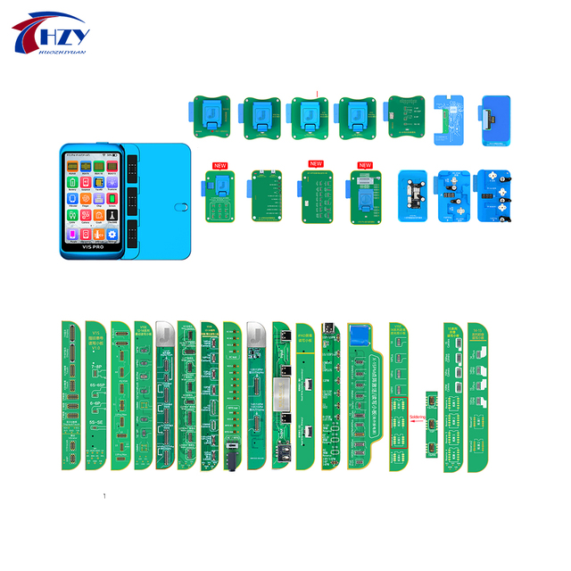JCID V1 Pro  for IPHONE X XS Max 11 12 13 14 15PM True Tone Fingerprint Dot Projector Battery Data Read and Write Programmer