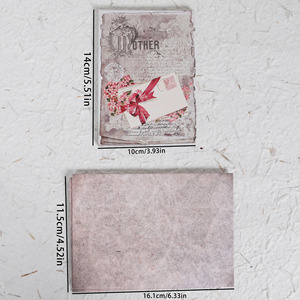 JAI IMAN, 64 piezas, incluye sobre, flor Vintage gruesa, regalos escribibles, juego de postales, tarjetas de <span class=keywords><strong>cumpleaños</strong></span> de bendición DIY para <span class=keywords><strong>manualidades</strong></span> - Product Image 3