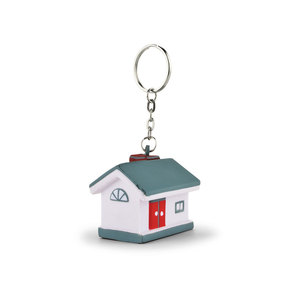 Portachiavi Antistress a Forma di Casa in Miniatura, Design Domestico, Idea Regalo - Product Image 1