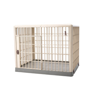 Gabbia per Cani in Resina Solida con Toilette e Ruote Girevoli, Imballaggio Resistente per Cani di Piccola/Media Taglia, Recinto per Barboncini - Product Image 5