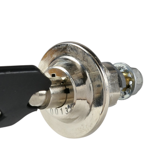 Serrure à clé tubulaire de qualité industrielle, finition chromée, pour équipement à monnayeur, distributeur automatique de billets, serrure de cabinet - Product Image 1