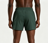 Shorts de sport pour hommes en polyamide, nylon et élasthanne, 150-220 GSM, séchage rapide, imperméables, coupe-vent, avec poche arrière, certifiés TUV, pour la course et l'entraînement, vente en gros ODM/OEM