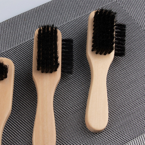 Bàn chải làm việc với giày đánh bóng giày chăm sóc bàn chải với tay cầm bằng gỗ cho da lộn da giày loại bỏ bụi Bàn chải đánh bóng bàn chải - Product Image 6