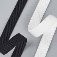 Bande élastique pour bretelles de vêtements en sangle de spandex/nylon rayée à chevrons, double face, épaisse et garantie