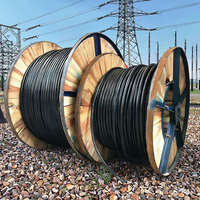 Cable de Alimentación Industrial para Trenes Eléctricos Subterráneos YJLV de Aluminio Sólido de 4 Núcleos, 50 mm, 95 mm, Aislamiento XLPE, Revestimiento de PVC