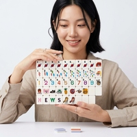 CHIVAN Pop Art Street American Mahjong 160 Tuiles en acrylique à 4 couches Écologiques Durables Portables Kit de jeu universel pour 4 joueurs