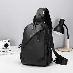 남성 캐주얼 패션 가슴 가방 팩 사용자 정의 로고 브랜드 방수 슬링 숄더 다기능 크로스 바디 메신저 백 스포츠 - Product Image 6