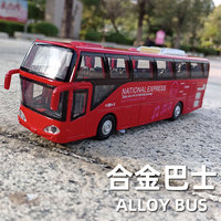 Autobús de Juguete de Aleación con Sonido y Luz, Modelo Guerrero, Cinco Puertas Abatibles, Muebles Creativos, Venta al por Mayor