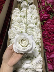 Flores <span class=keywords><strong>de</strong></span> Rosa <span class=keywords><strong>de</strong></span> Seda <span class=keywords><strong>Artificial</strong></span> Borgoña <span class=keywords><strong>de</strong></span> Tallo Largo, las Más Vendidas <span class=keywords><strong>de</strong></span> <span class=keywords><strong>Amazon</strong></span>, para Decoración del Hogar y Bodas - Product Image 3