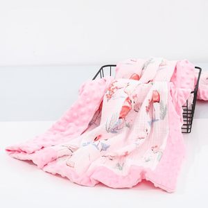 Baby Blanket with Dotted Backing, Double Layer Nursery <strong>Bed</strong> Blankets,Soft Plush Newborn Infant <strong>Toddler</strong> Kid Crib <strong>Bedding</strong> 30x40in - Product Image 4